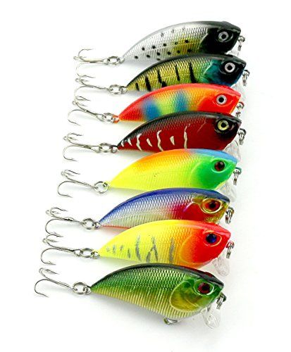 LENPABY 5pcs/lot Deep Diving Runner Minnow Jerkbaits Hard Plastic Fishing  Lures Bass Tourt Baits Hook Tackle for Saltwater and Freshwater  14.5cm/5.7/12.7g : : Sports & Outdoors