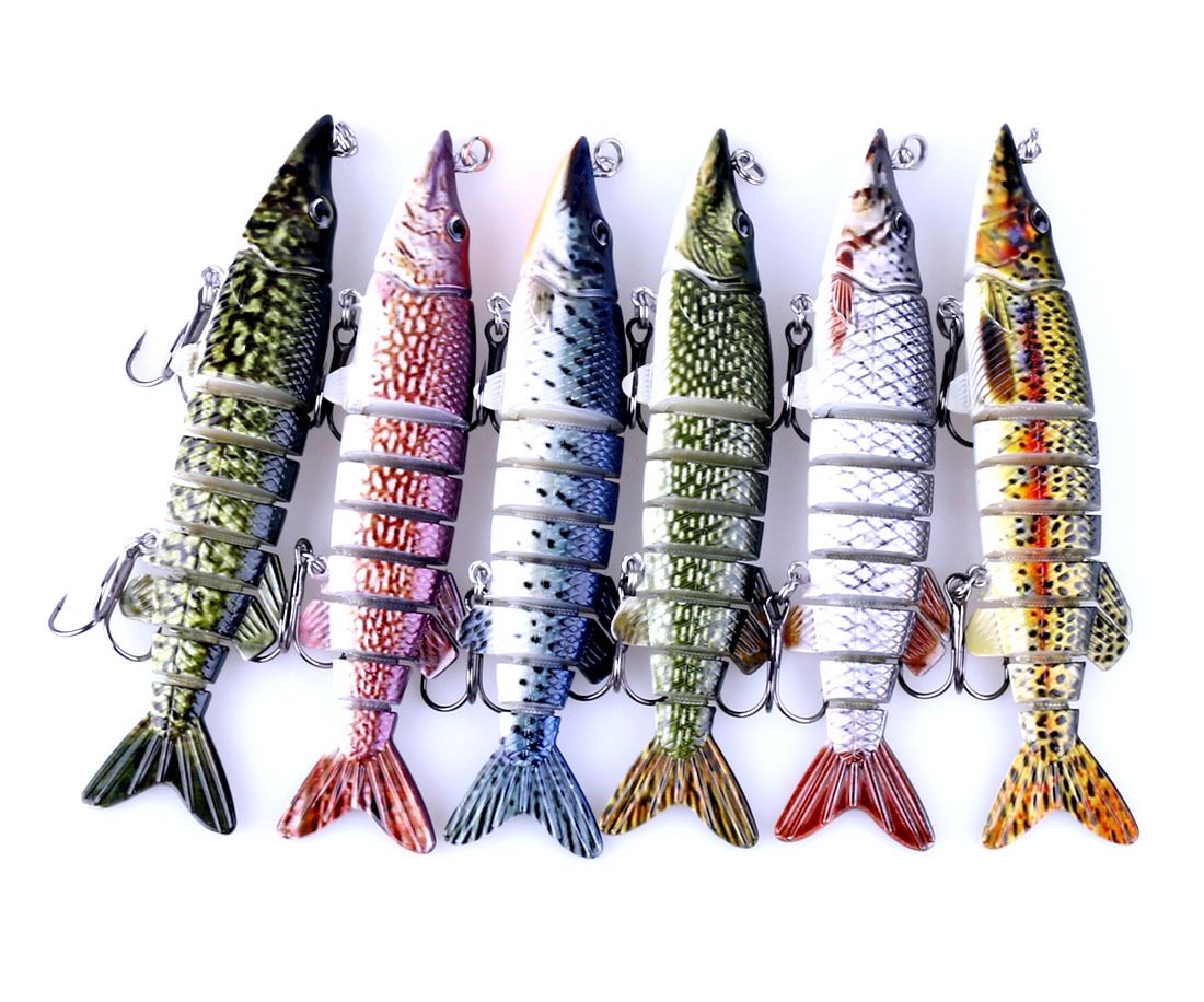 6pcs Fishing Lures Bass Plastic Soft Frog Crank bait Top Water Fishhook 4cm//3.5g