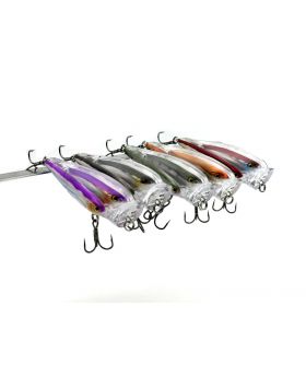 LENPABY 5PCS  12.8G  8CM Popper Floating Lure Artificial Fishing Lures Kit 3D Eyes Hard Popper Lures For Saltwater FreshwaterSurface Topwater Hard Fishing