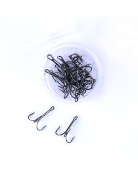 LENPABY 8# fishing jigs 40pcs Fishing Treble Hooks for Saltwater Freshwater High Carbon Steel different Fish Hook