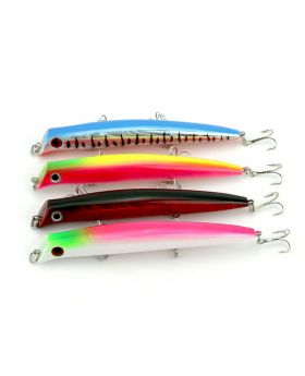 LENPABY 4PCS Popper Floating Lure 16G 13CM Lure Bait Surface Topwater Hard Fishing Popper Swimbait with Realistic 3D Tridimensional Design
Surface Topwater Hard Fishing