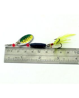 LENPABY 6pcs spinnerbaits hard metal spinner kit trout bass fishing lures wobbler fishing tackles