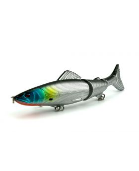 LENPABY Crank Bait Wobbler Fish 8PCS 12.5CM 17.7G Multi Jointed Topwater Life like Trout Swimbait  With Hooks Carp Pike Bass Fishing Tackle ToolFishing Bass Lures