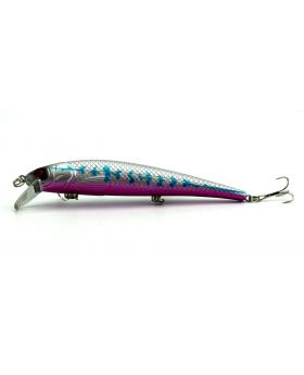 LENPABY 5PCS Hard Baits Swimbaits Boat Topwater Lures Inshore Large Hard Bait Minnow Lures with Three Triple Pronged Hooks 12CM
