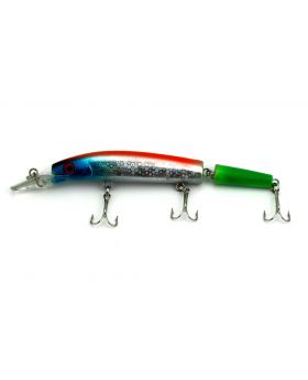 LENPABY Crank Bait Wobbler Fish 6PCS 15G Multi Jointed Topwater Life like Trout Swimbait  With Hooks Carp Pike Bass Fishing Tackle ToolFishing Bass Lures