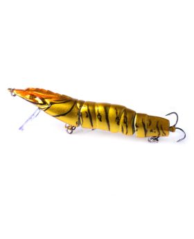LENPABY Crank Bait Wobbler Fish 5PCS 11CM Multi Jointed Topwater Life like Trout Swimbait  With Hooks Carp Pike Bass Fishing Tackle ToolFishing Bass Lures