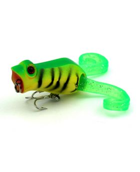 LENPABY 5PCS 10.2G 5.5CM Two tailed wave fake fishing bait Lure Bait Surface Topwater Hard Fishing Popper Swimbait with Realistic 3D Tridimensional Design
Surface Topwater Hard Fishing
