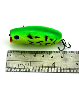 LENPABY 8PCS Popper Floating Lure 6CM 10.4G Artificial Fishing Lures Kit 3D Eyes Hard Popper Lures For Saltwater Freshwater Surface Topwater Hard Fishing