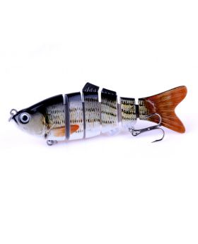 LENPABY Crank Bait Wobbler Fish 5PCS 18G 10CM Multi Jointed Topwater Life like Trout Swimbait  With Hooks Carp Pike Bass Fishing Tackle ToolFishing Bass Lures
