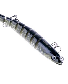 LENPABY Crank Bait Wobbler Fish 5PCS 18.7G 13.6CM Multi Jointed Topwater Life like Trout Swimbait  With Hooks Carp Pike Bass Fishing Tackle ToolFishing Bass Lures