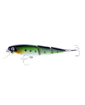 LENPABY Crank Bait Wobbler Fish 4PCS 10.5CM 10.5CM Multi Jointed Topwater Life like Trout Swimbait  With Hooks Carp Pike Bass Fishing Tackle ToolFishing Bass Lures