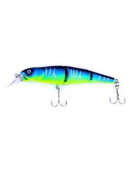 LENPABY Crank Bait Wobbler Fish 5PCS 12.5CM 16.2G Multi Jointed Topwater Life like Trout Swimbait  With Hooks Carp Pike Bass Fishing Tackle ToolFishing Bass Lures